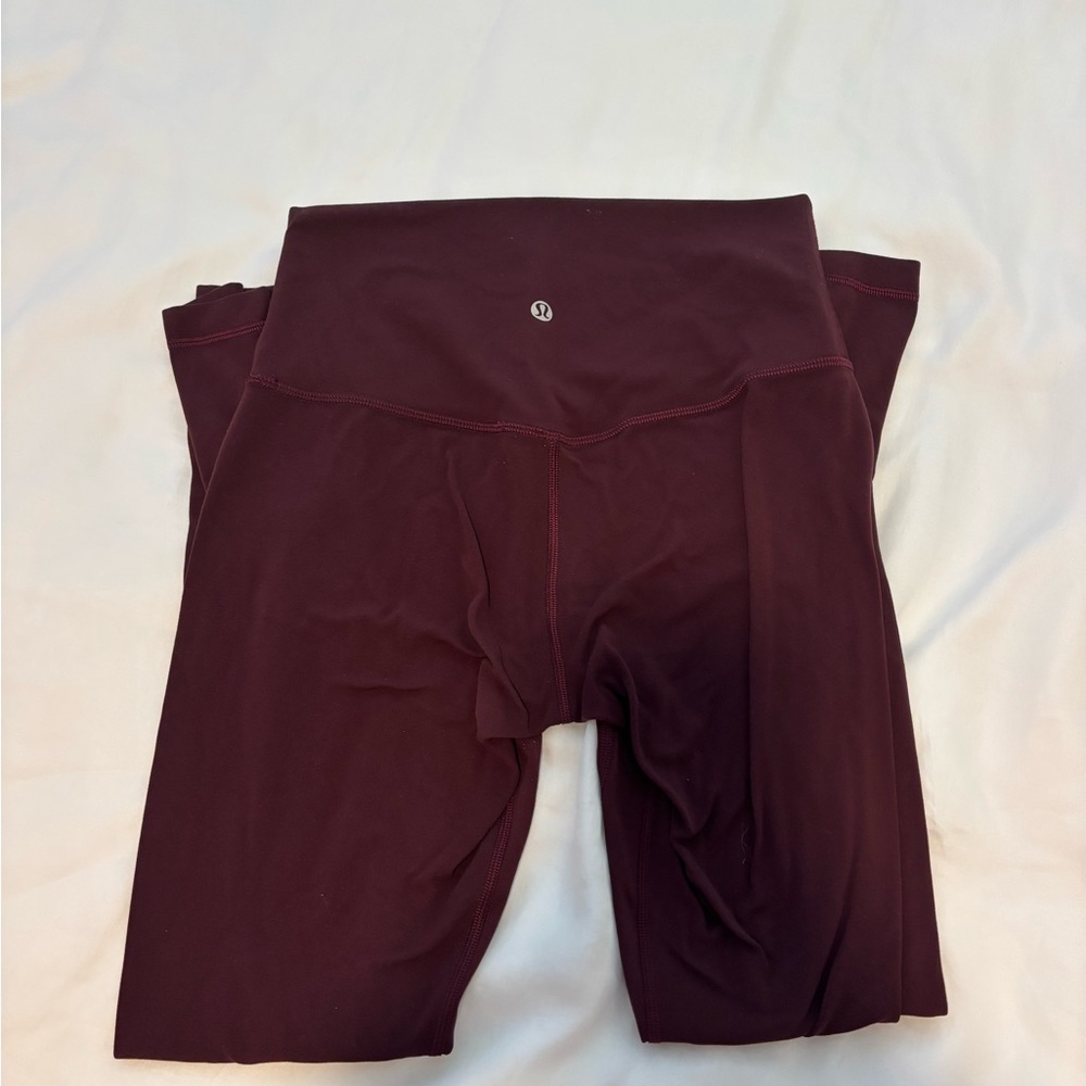 Lululemon Burgundy Leggings